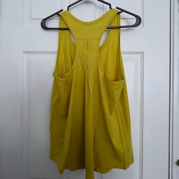 Mustard yellow lululemon tank top size 8 - Picture 1 of 4